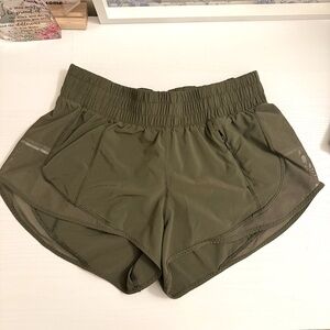 Lululemon Olive Green Women's Athletic Shorts